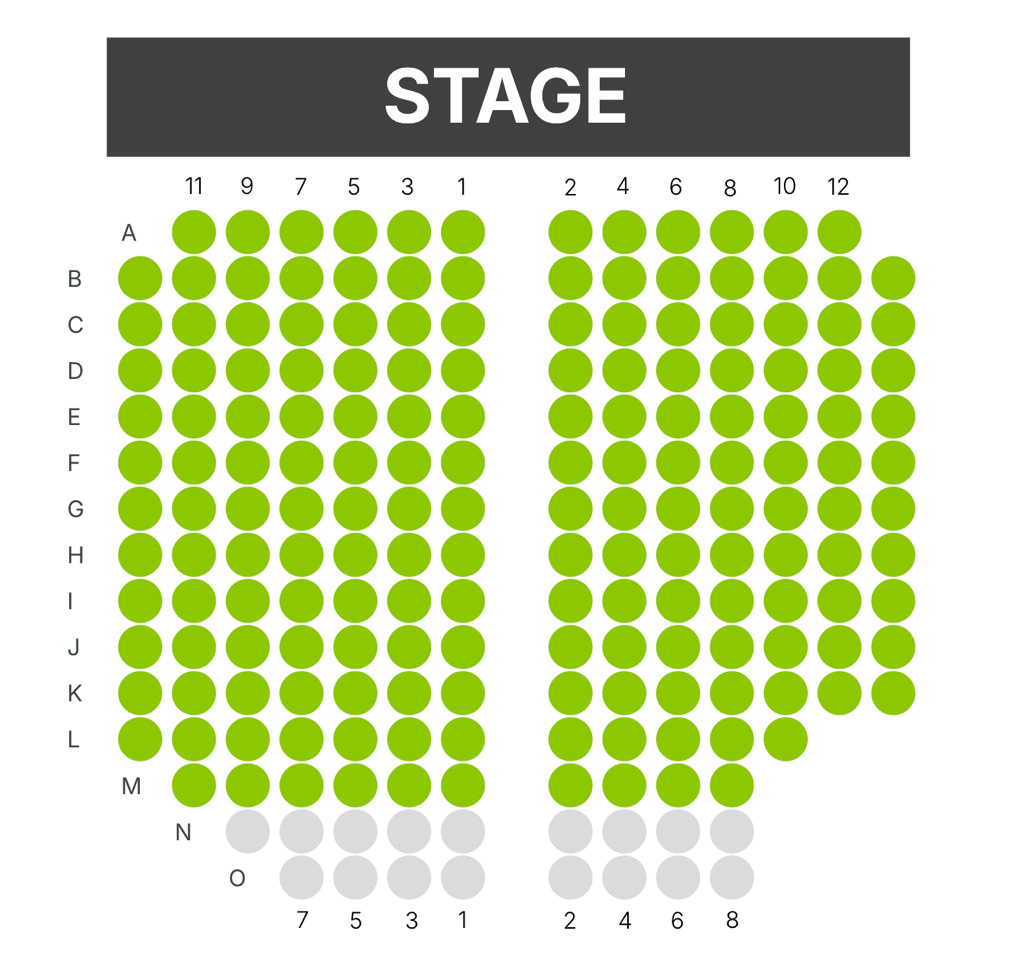 Hampton Theatre Seating Chart